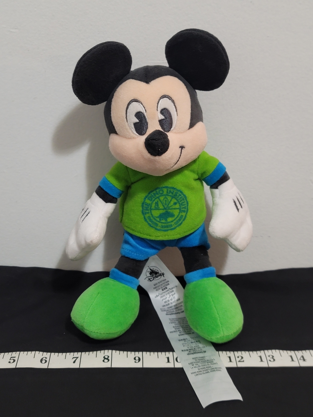 Disney Mickey Mouse Green & Black Plush Toy
